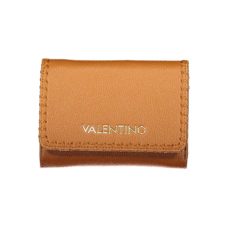 Mario Valentino Brown Polyurethane Women's Wallet - Chic & Functional
