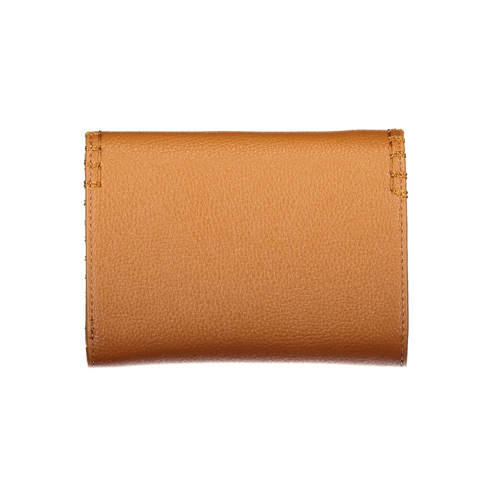 Mario Valentino Brown Polyurethane Women's Wallet - Chic & Functional