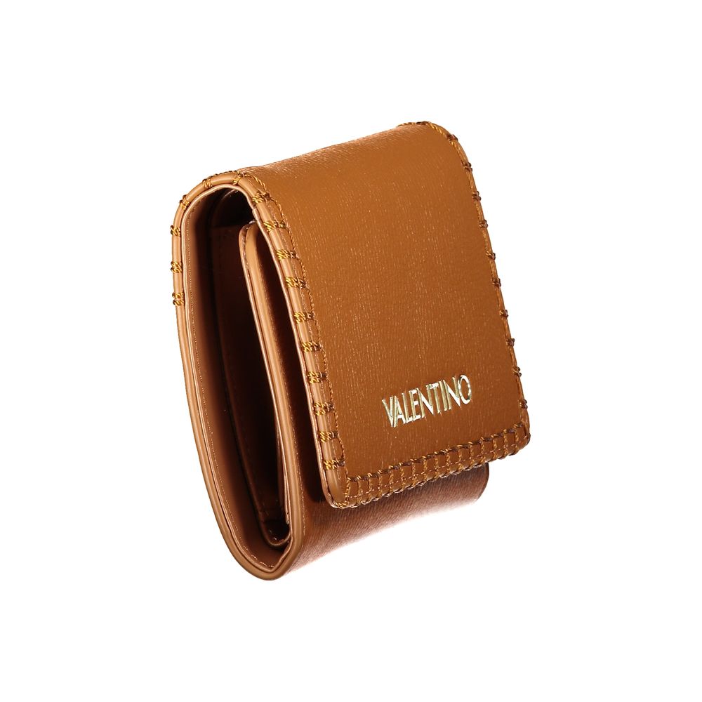 Mario Valentino Brown Polyurethane Women's Wallet - Chic & Functional