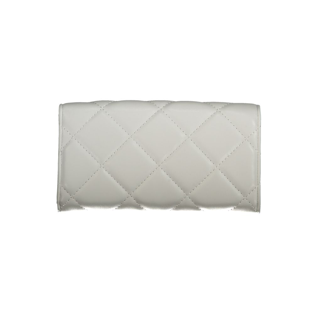Mario Valentino Gray Polyurethane Women's Wallet - Chic & Sustainable