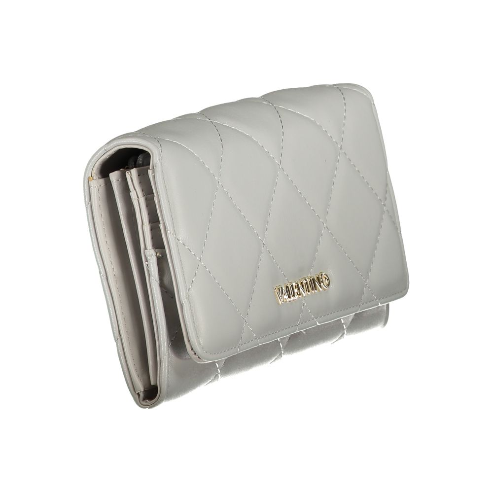 Mario Valentino Gray Polyurethane Women's Wallet - Chic & Sustainable