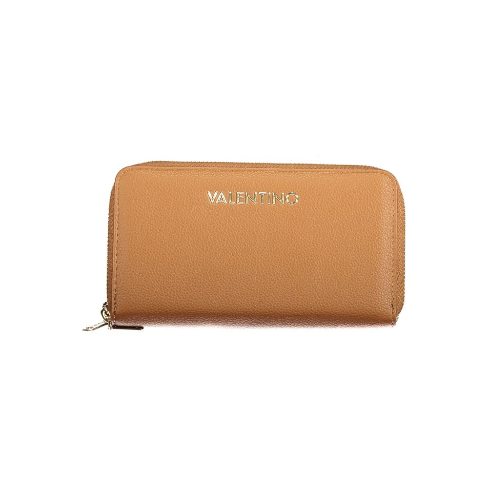 Mario Valentino Brown Polyurethane Women's Wallet - Stylish & Functional