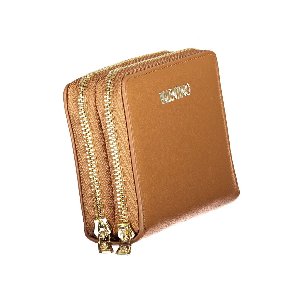 Mario Valentino Brown Polyurethane Women's Wallet - Stylish & Functional