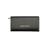 Mario Valentino Black Polyurethane Women's Wallet