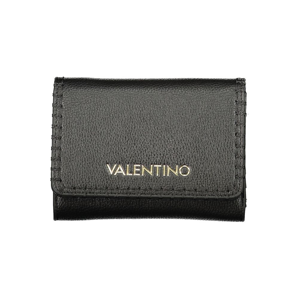 Mario Valentino Black Polyurethane Women's Wallet - Elegant & Functional