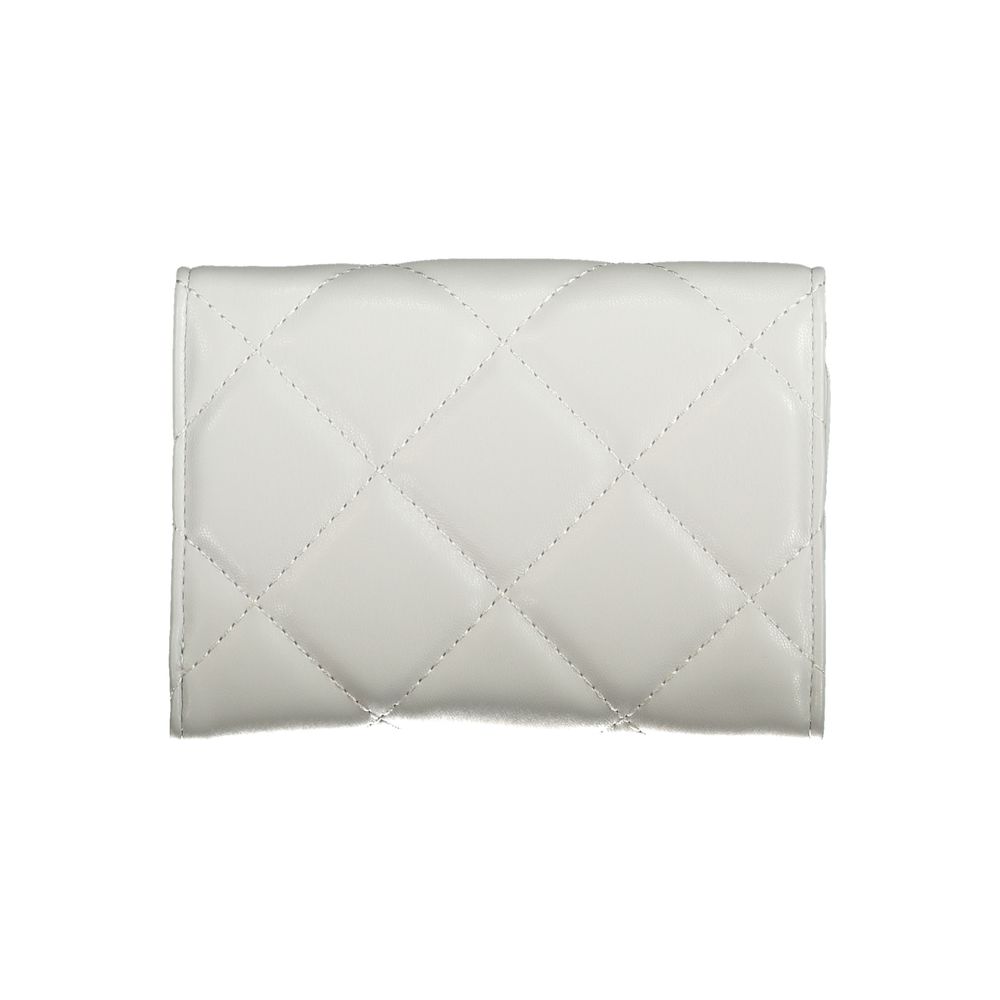 Mario Valentino Gray Polyurethane Women's Wallet - Stylish & Functional