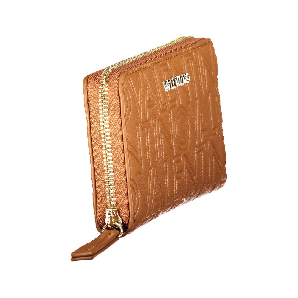 Mario Valentino Brown Polyurethane Women's Wallet - Chic & Functional