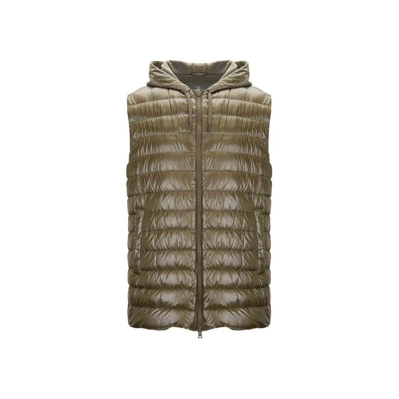 Herno Bicolor Polyamide Sleeveless Jacket for Men