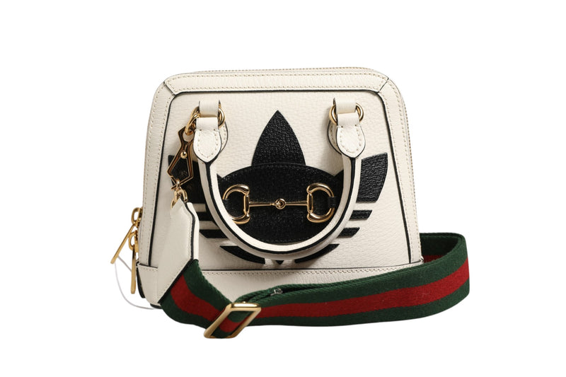 Gucci x Adidas Horsebit 1955 Mini Bag - White