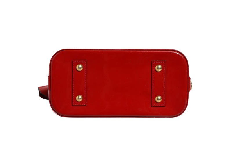 Louis Vuitton Pomme D'Amour Monogram Vernis Alma BB