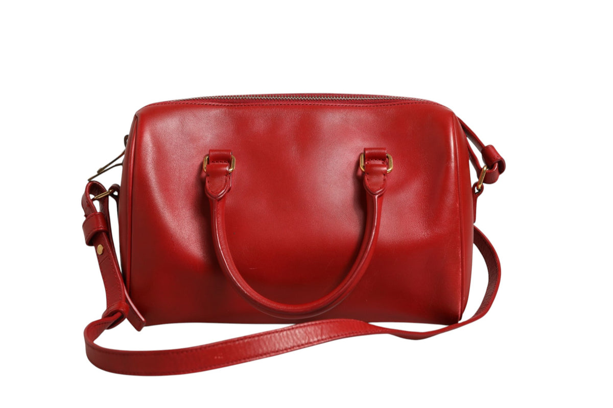 Saint Laurent Classic Baby Duffle - Sac à Main Rouge