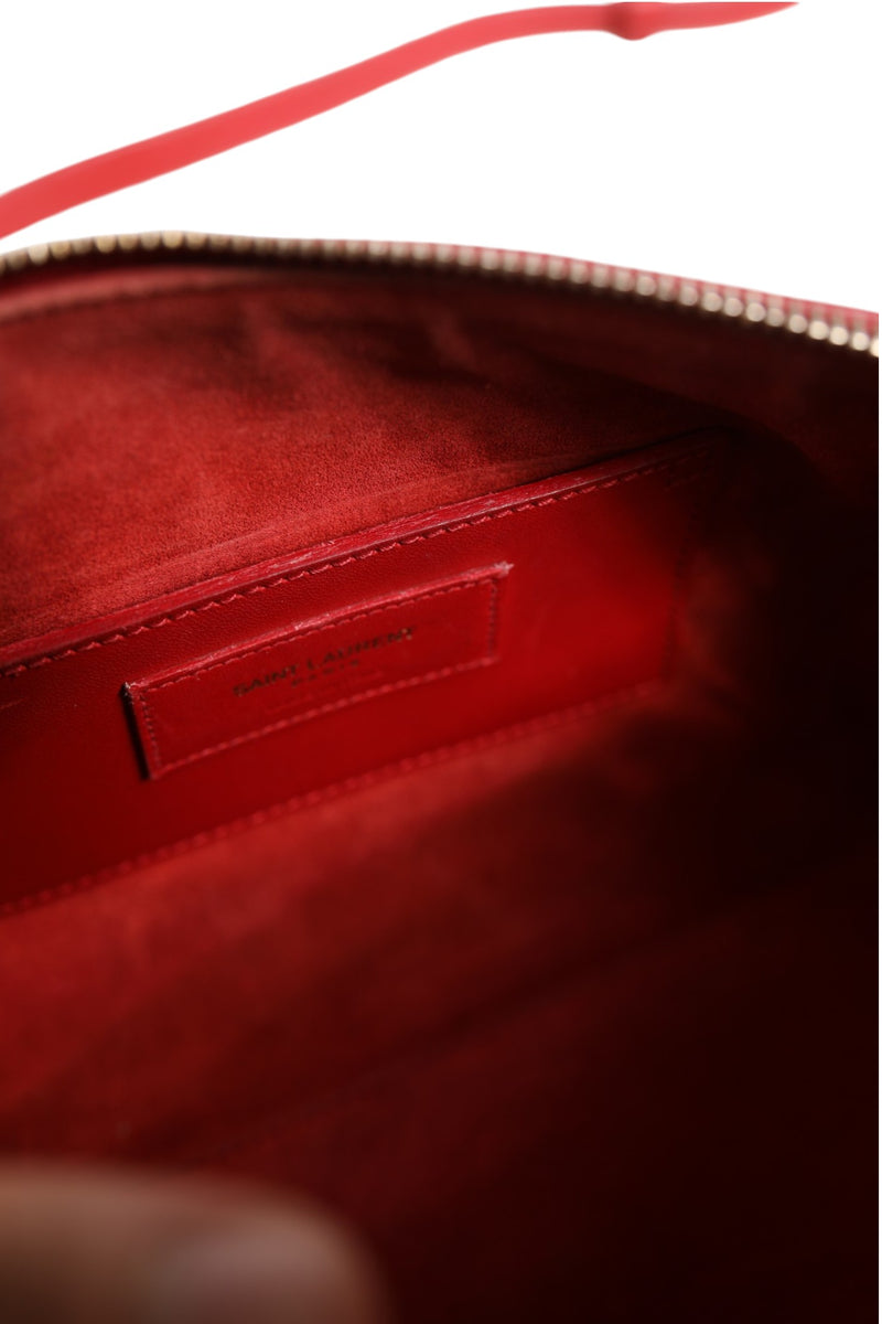 Saint Laurent Classic Baby Duffle - Sac à Main Rouge