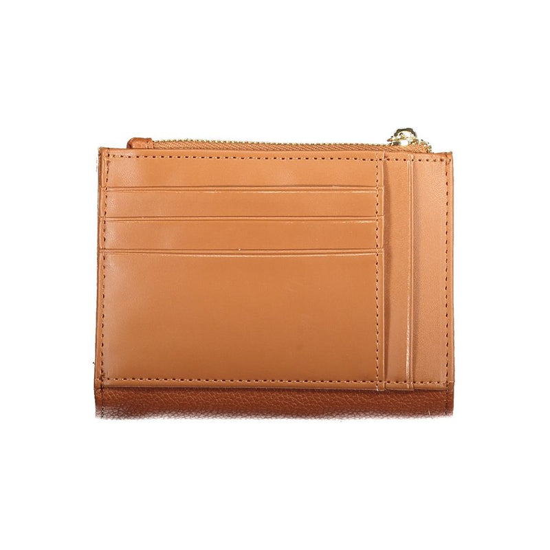 Mario Valentino Brown Polyurethane Women's Wallet