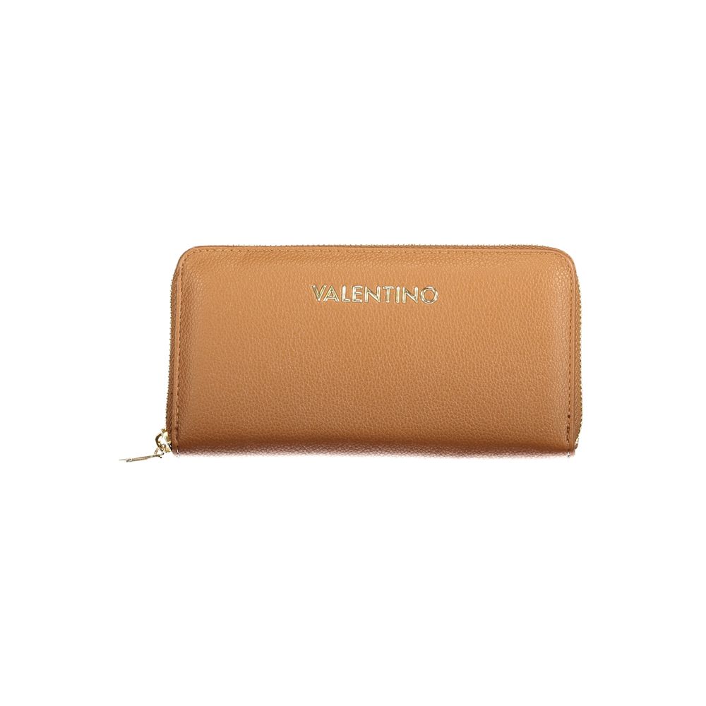 Mario Valentino Brown Polyurethane Women's Wallet - Chic & Elegant