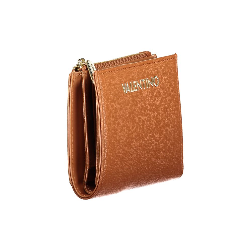 Mario Valentino Brown Polyurethane Women's Wallet