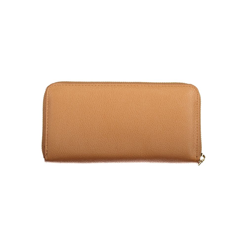 Mario Valentino Brown Polyurethane Women's Wallet - Chic & Elegant