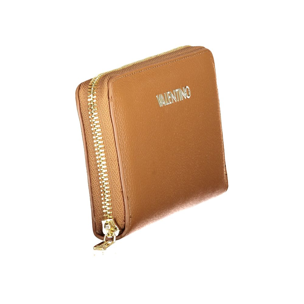 Mario Valentino Brown Polyurethane Women's Wallet - Chic & Elegant