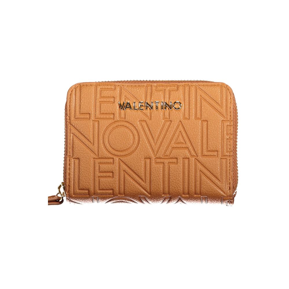 Mario Valentino Brown Polyurethane Women's Wallet