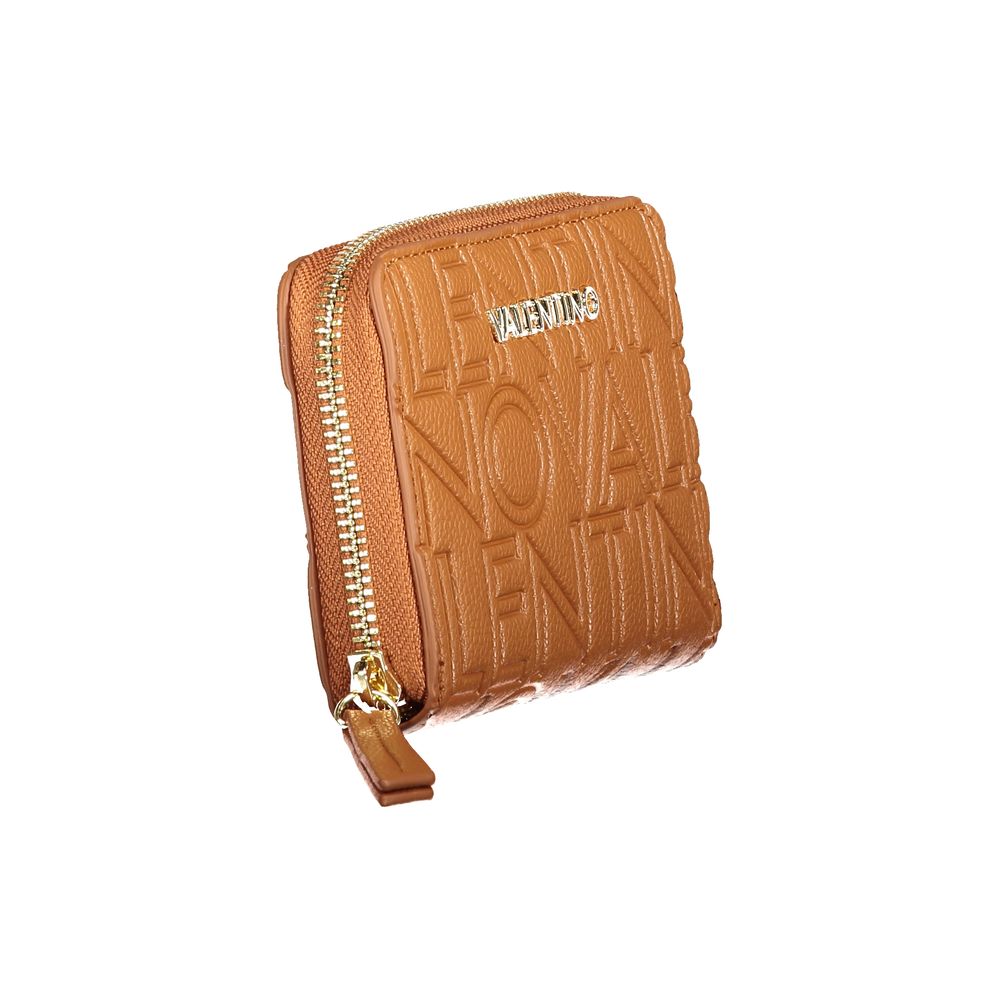 Mario Valentino Brown Polyurethane Women's Wallet