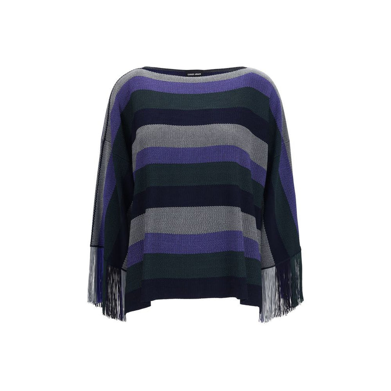 Giorgio Armani Multicolor Viscose Sweatshirt - Elegant Design