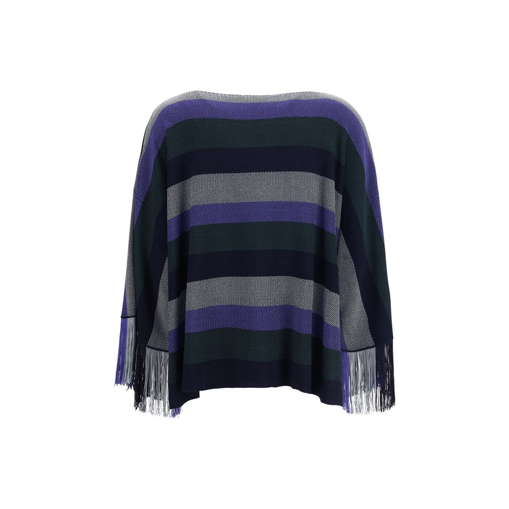 Giorgio Armani Multicolor Viscose Sweatshirt - Elegant Design