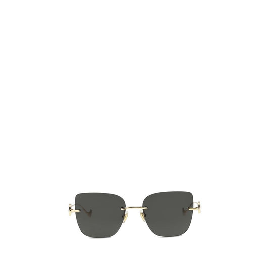 Valentino Garavani Black Metal Sunglasses - Cat-Eye Design
