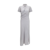 Alexander McQueen Multicolor Silk Casual Dress