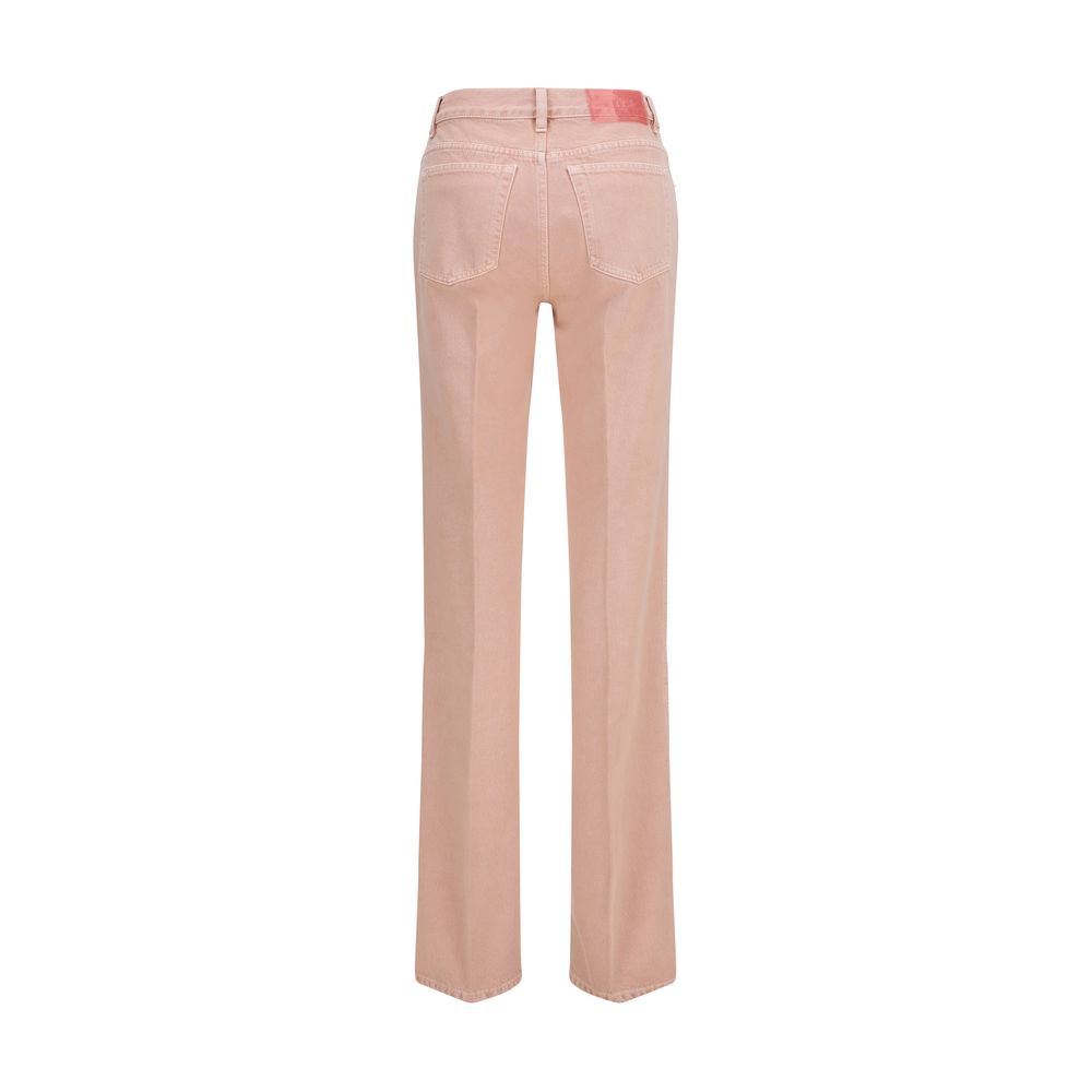 Chloé Multicolor Cotton Straight-Leg Jeans for Women