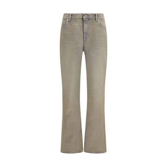Our Legacy Bicolor Cotton Bootcut Jeans - Lume Wash