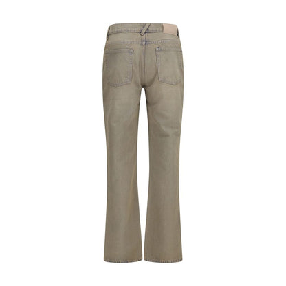 Our Legacy Bicolor Cotton Bootcut Jeans