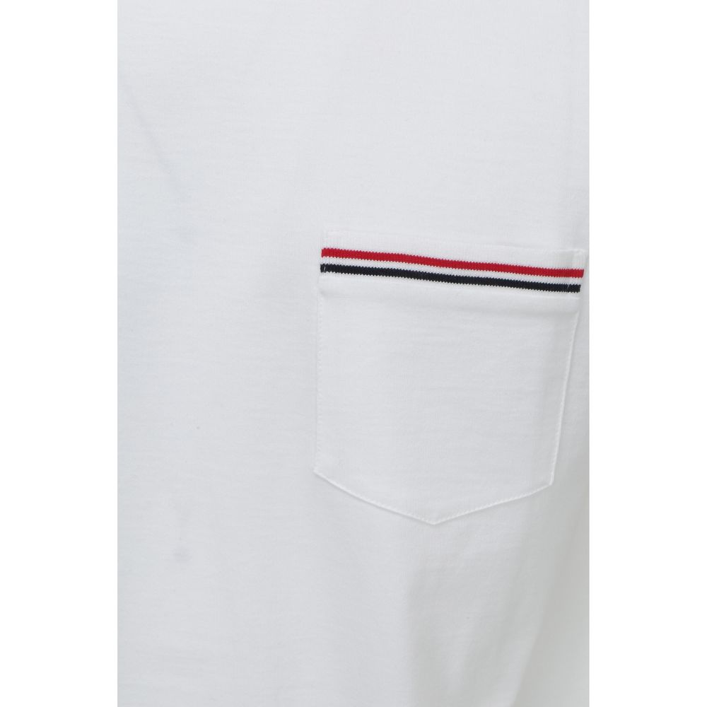 T-shirt en coton blanc Thom Browne