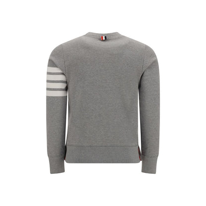 Sweat-shirt gris en coton Thom Browne
