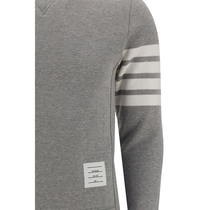 Sweat-shirt gris en coton Thom Browne