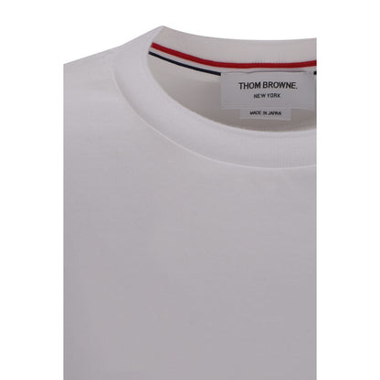 T-shirt en coton blanc Thom Browne