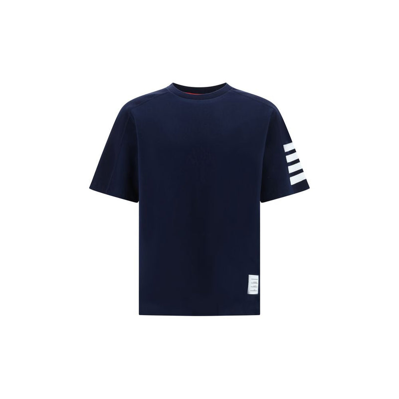 Thom Browne Blue Cotton T-Shirt - Essential Style for Men