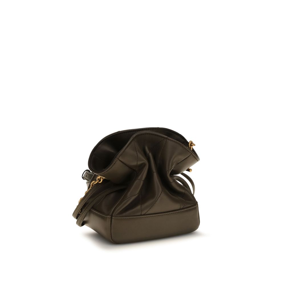 Saint Laurent Bicolor Lambskin Clutch Bag - Jamie Mini