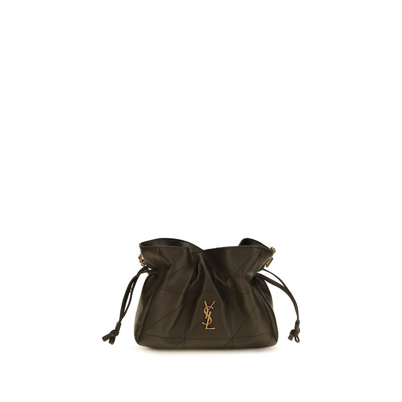 Saint Laurent Bicolor Lamb Ovis Aries Clutch Bag