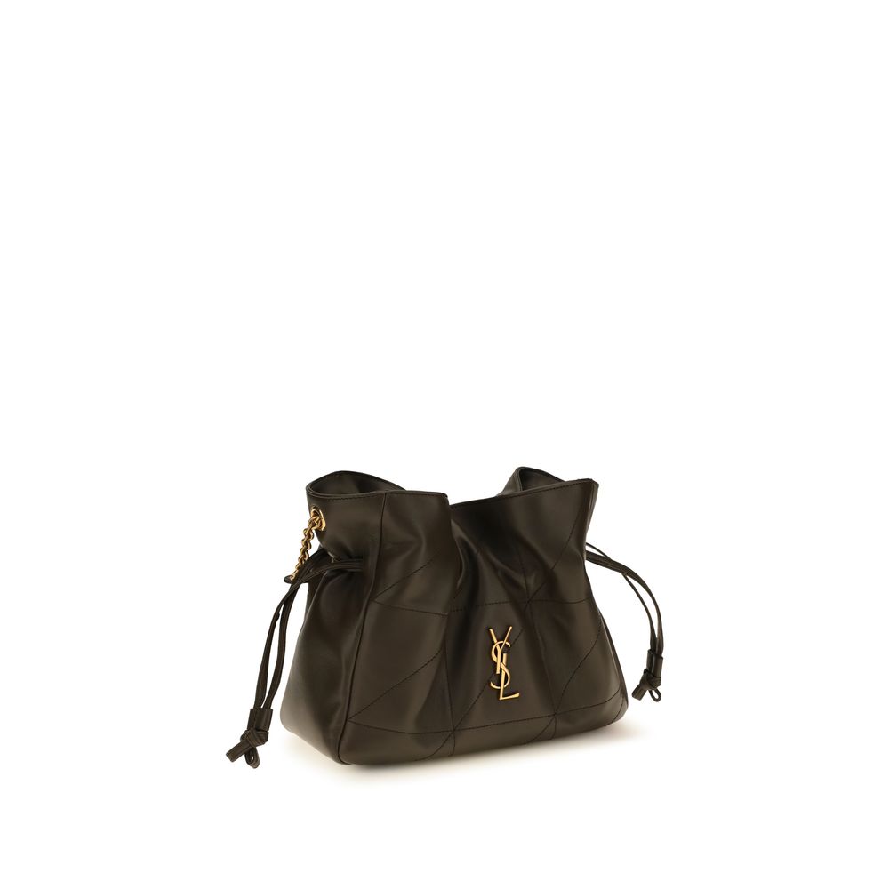 Saint Laurent Bicolor Lamb Ovis Aries Clutch Bag