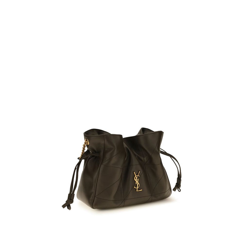 Saint Laurent Bicolor Lamb Ovis Aries Clutch Bag