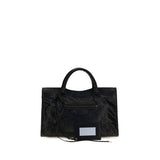 Balenciaga Black Lamb Ovis Aries Handbag - Le City Medium