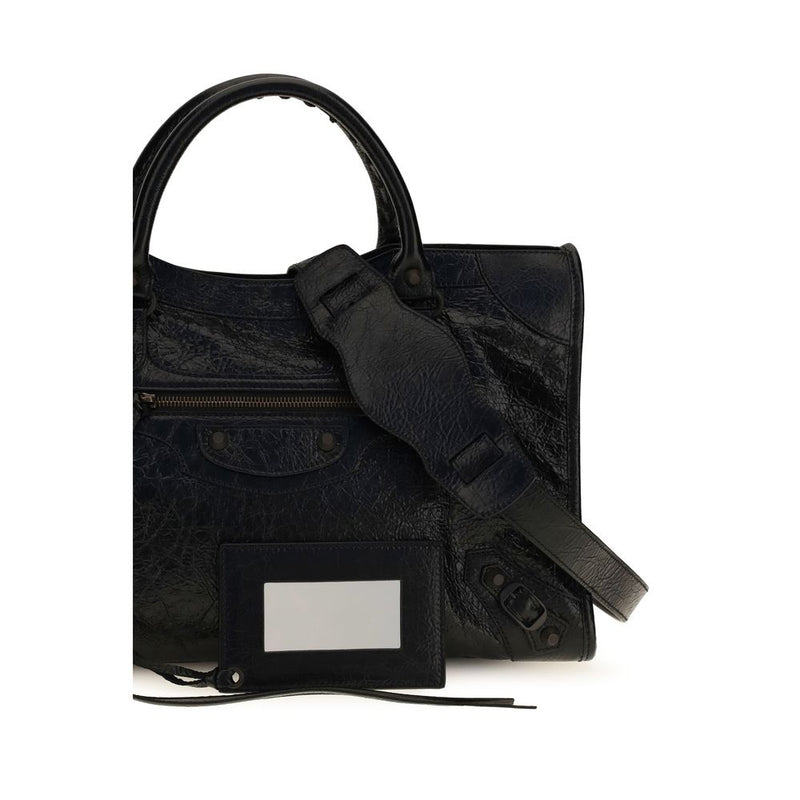 Balenciaga Black Lamb Ovis Aries Handbag - Le City Medium