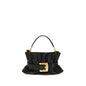 Balmain Black Calf Leather Bos Taurus Shoulder Bag