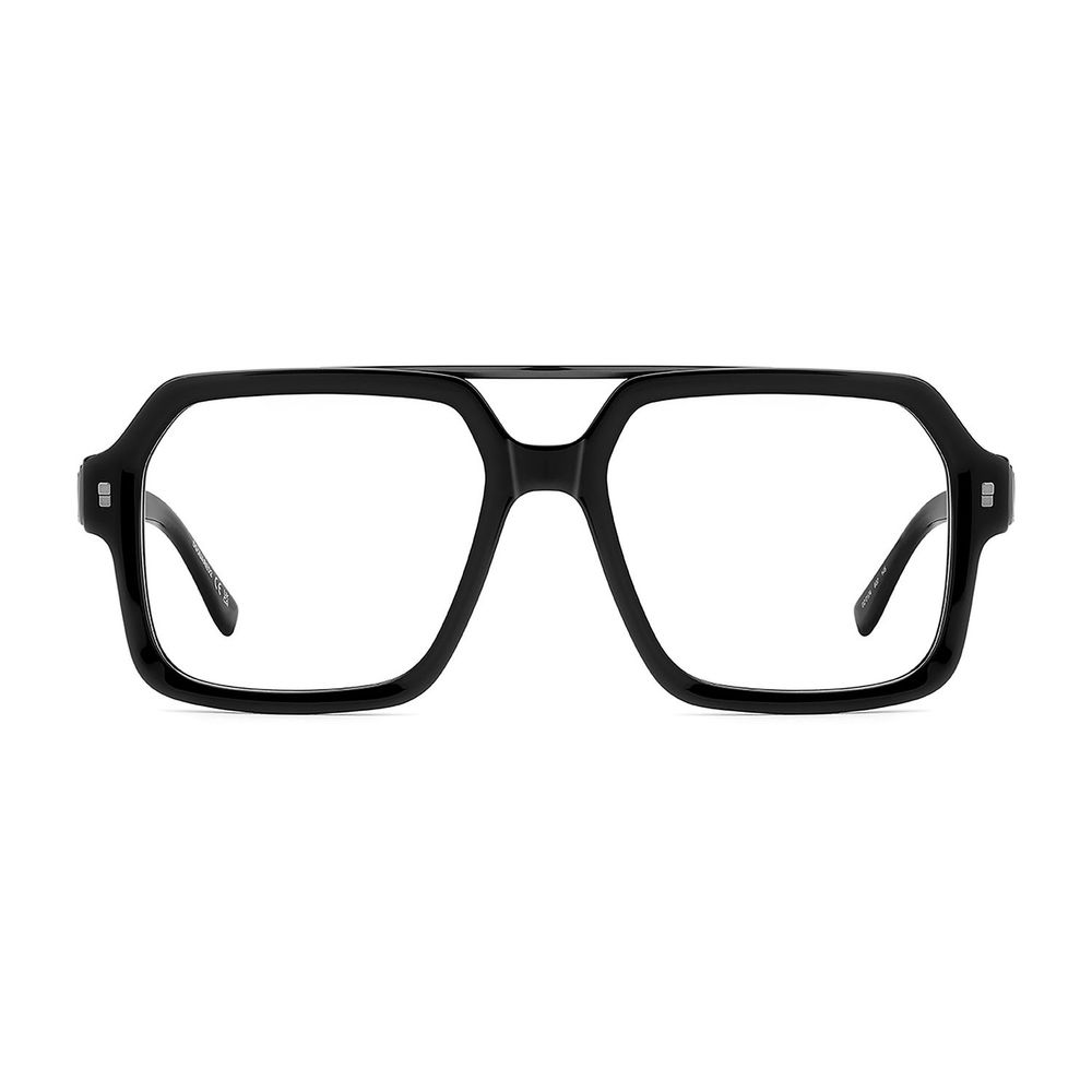 Dsquared² Black Acetate Aviator Glasses (Frames)
