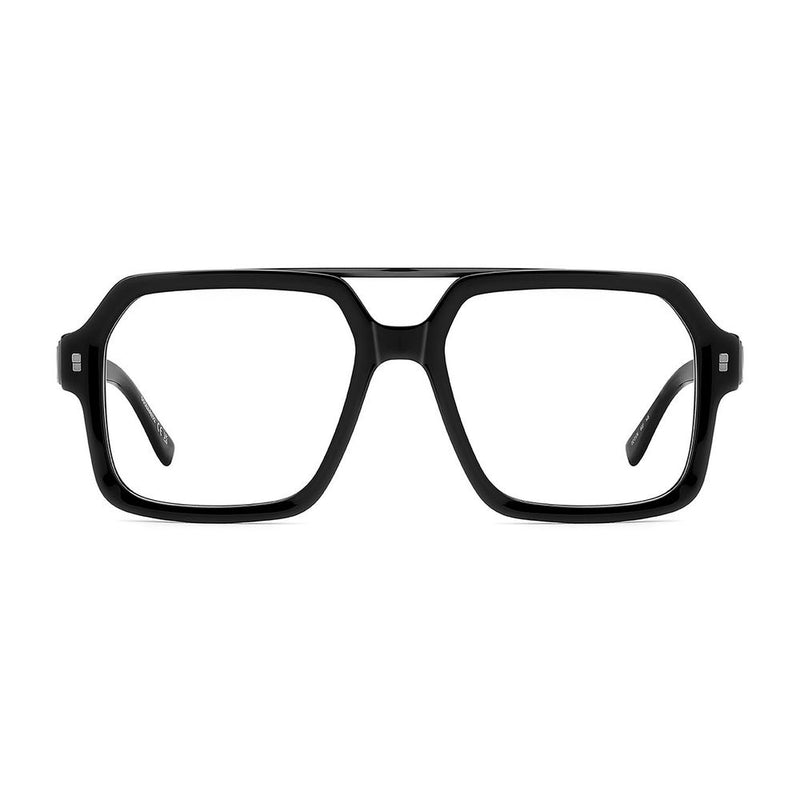 Dsquared² Black Acetate Aviator Glasses (Frames)