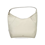Furla Lara White Leather Shoulder Bag for Women