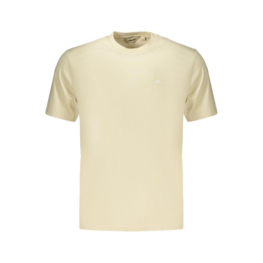 Ellesse Beige Cotton Mens T-Shirt - Stylish & Versatile