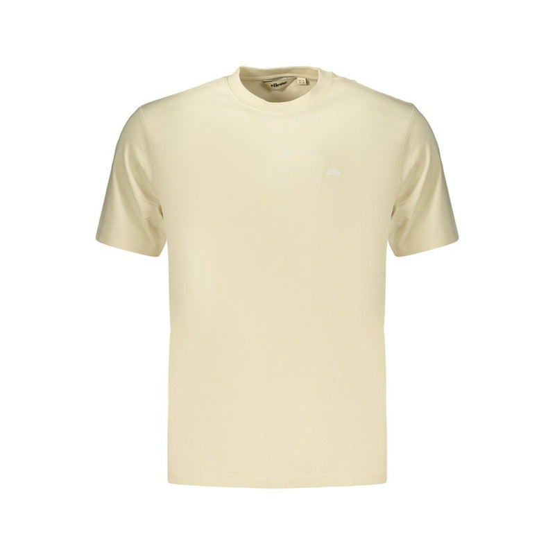 Ellesse Beige Cotton Mens T-Shirt - Stylish & Versatile