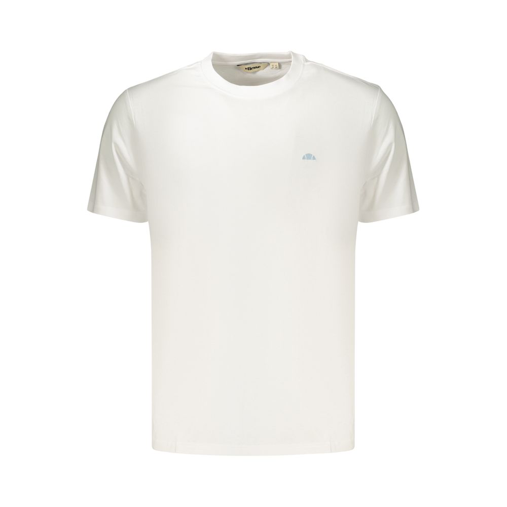 Ellesse White Cotton Men's T-Shirt - Classic Style