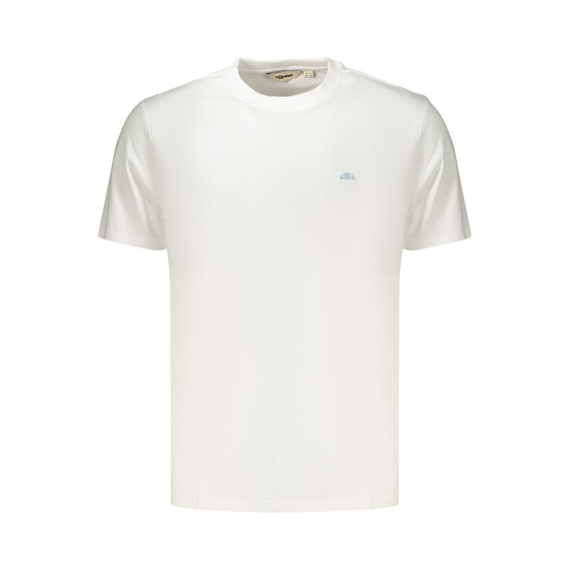 Ellesse White Cotton Men's T-Shirt - Classic Style