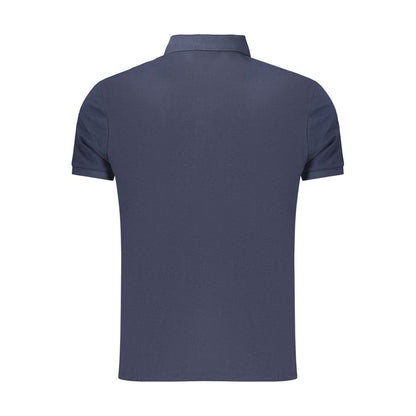 Calvin Klein Blauw Katoenen Herenpoloshirt
